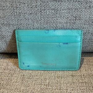 Tiffany & Co. Card Holder Used * Marks*